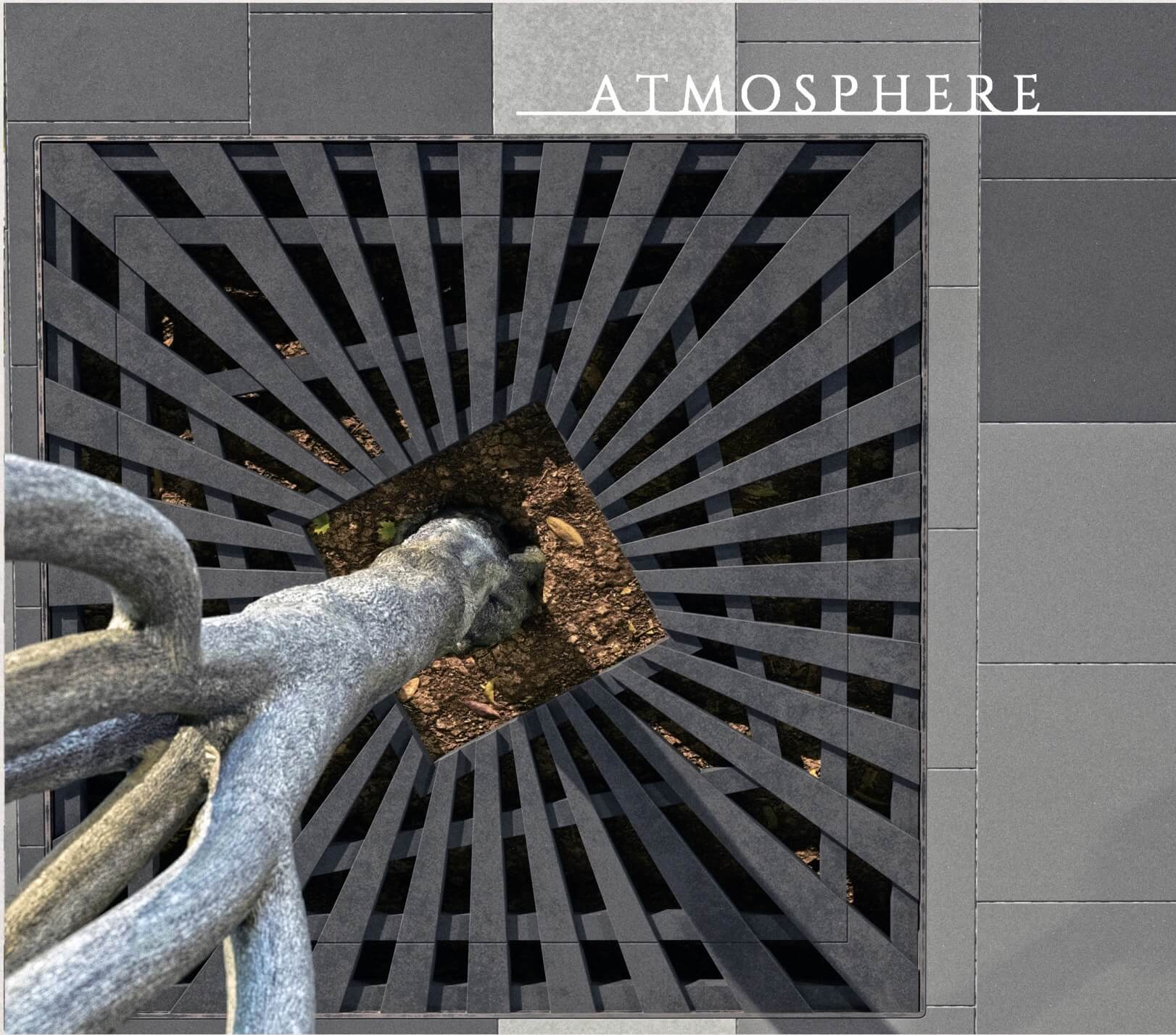 Приствольная решетка для дерева ZKING ATMOSPHERE 1.2х1.2м Черная в Казани фото