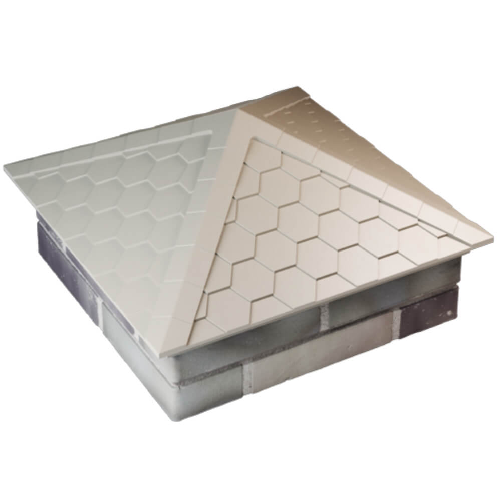 Колпак Zking Эверест Бежевый на столб 2х2 кирпича (535х535мм) Казань фото