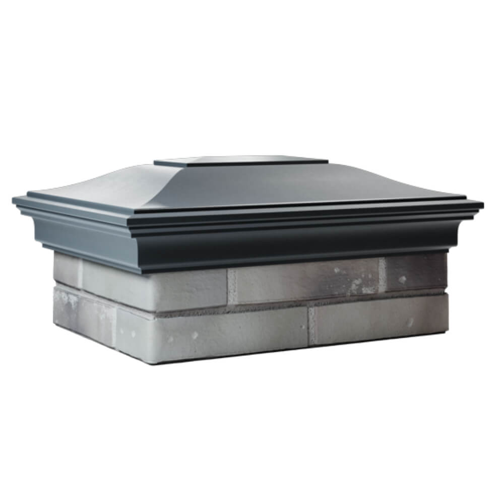 Колпак Zking Монблан Серый на столб 2х1.5 кирпича (515х385мм) в Казани фото