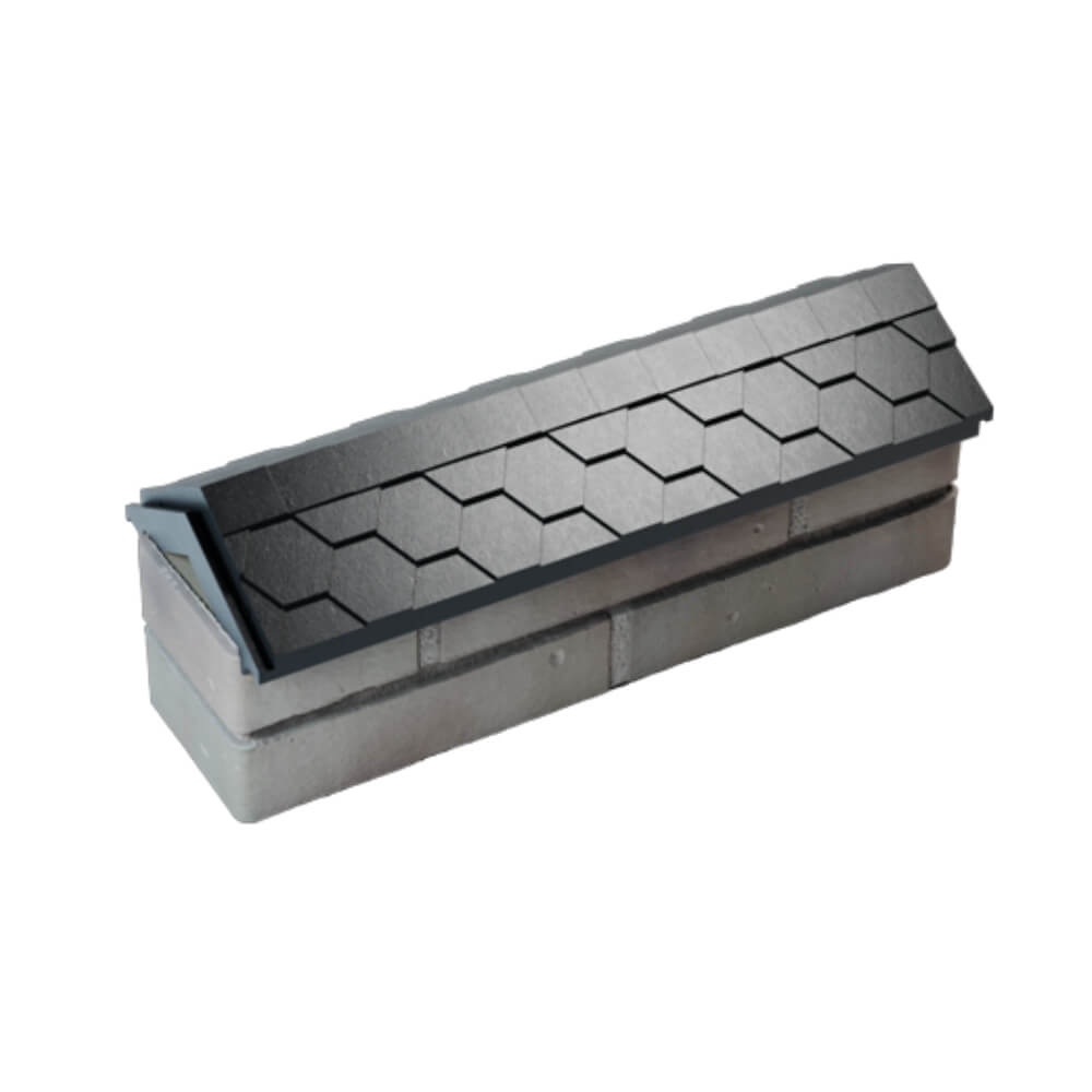 Парапет Zking Эверест Черный с посадкой на 0.5 кирпича (130мм) в Казани фото