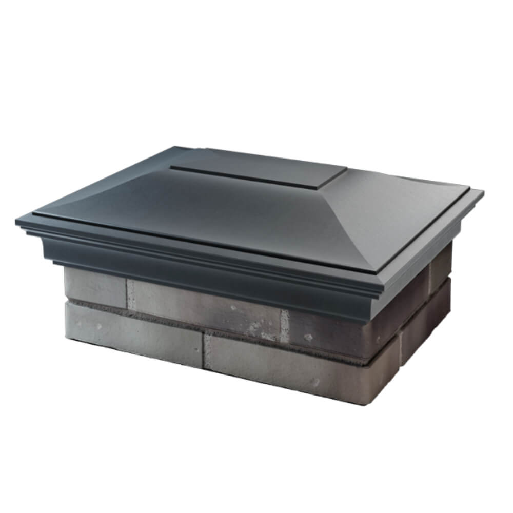 Колпак Zking Монблан Серый на столб 2х1.5 кирпича (515х385мм) в Казани фото