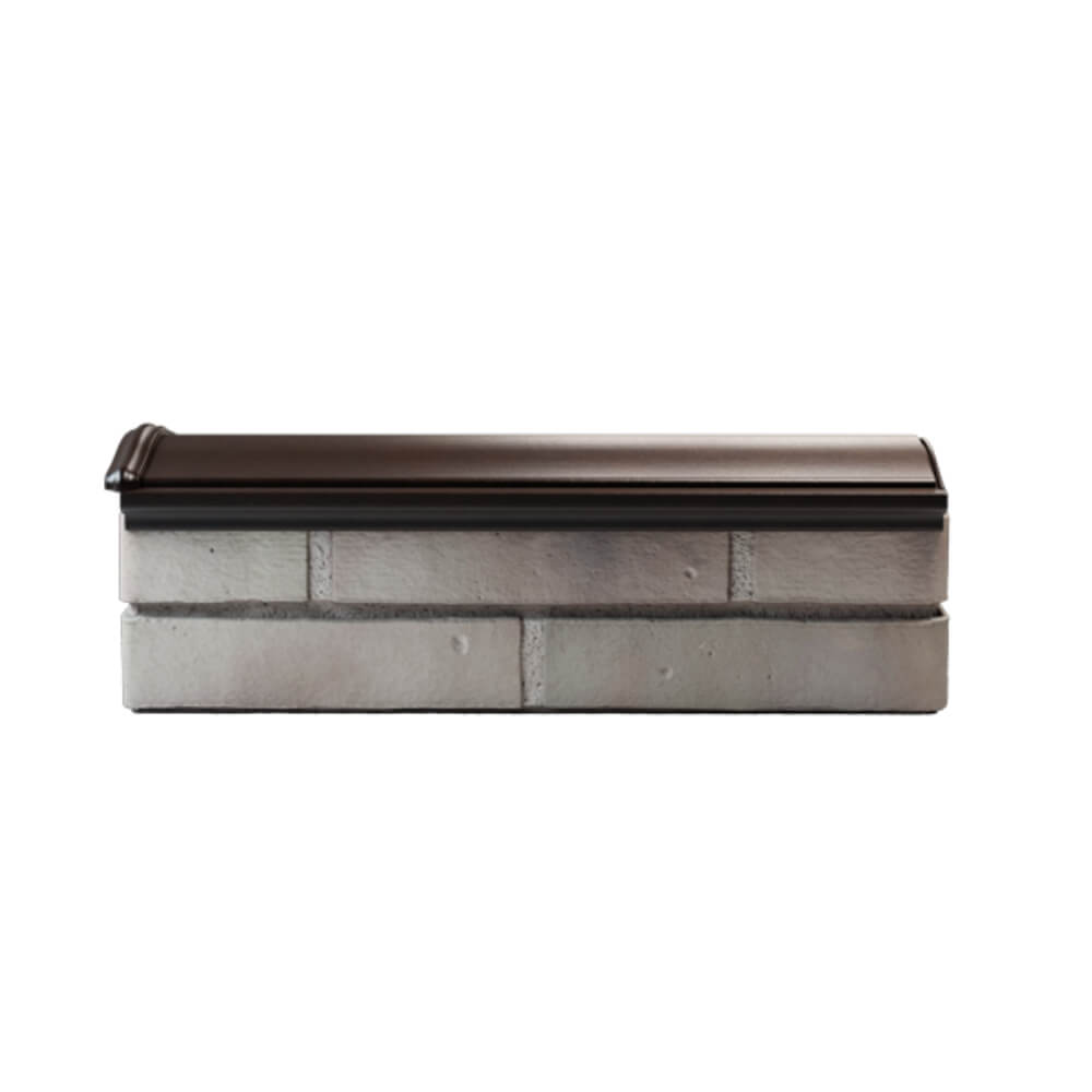 Парапет Zking Монблан Коричневый посадка на 0.5 кирпича (130мм) в Казани фото