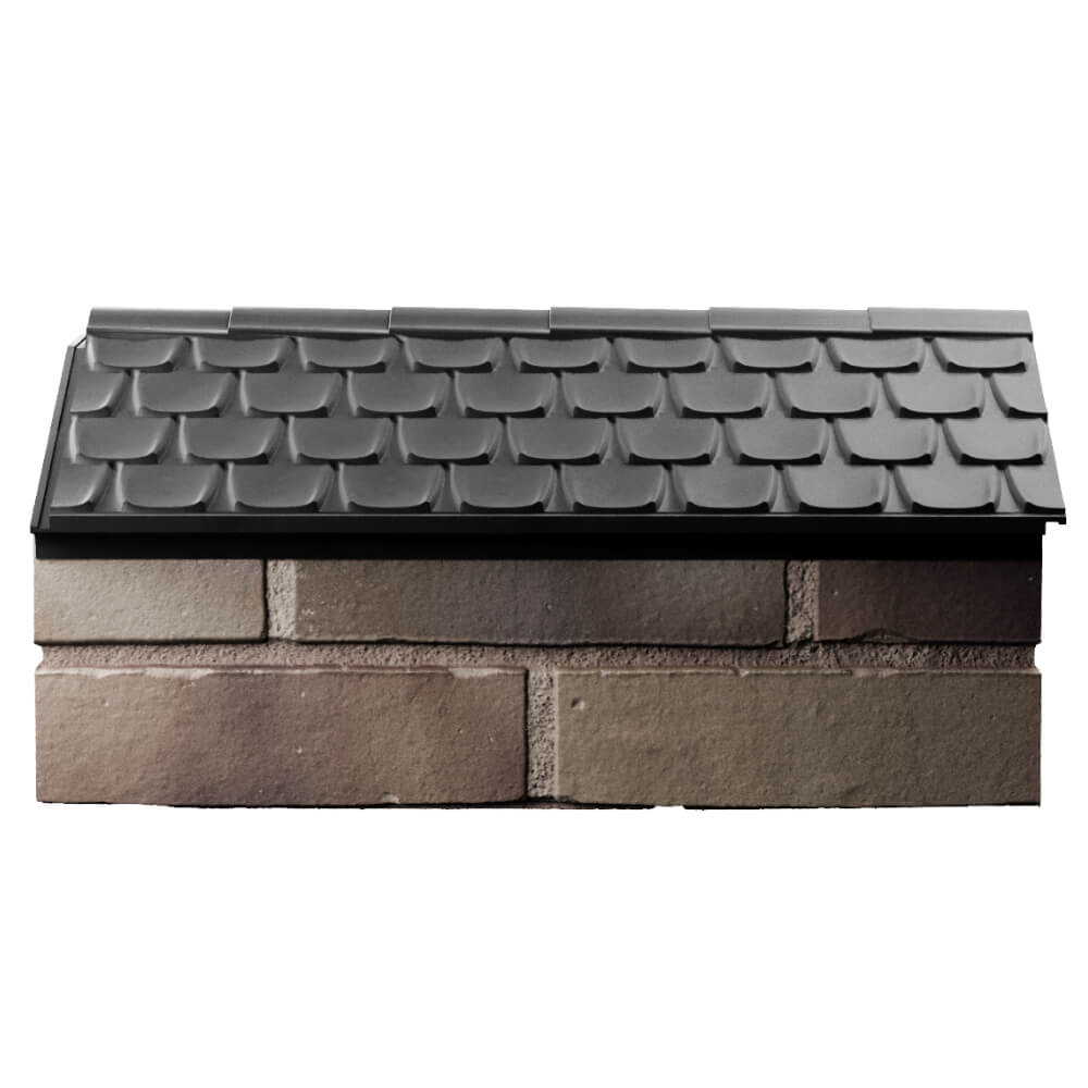 Парапет Zking Эльбрус Серый с посадкой на 1 кирпич (255мм) в Казани фото