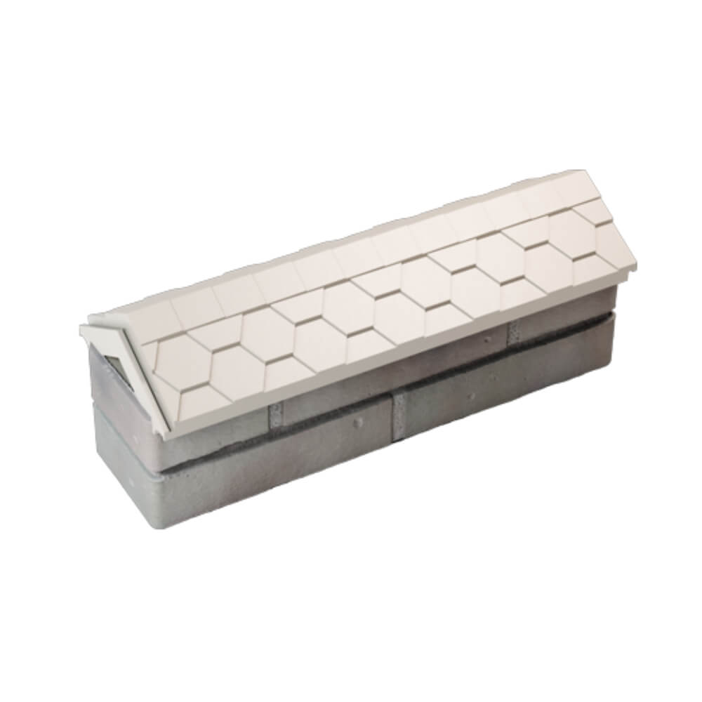 Парапет Zking Эверест Бежевый с посадкой на 0.5 кирпича (130мм) в Казани фото