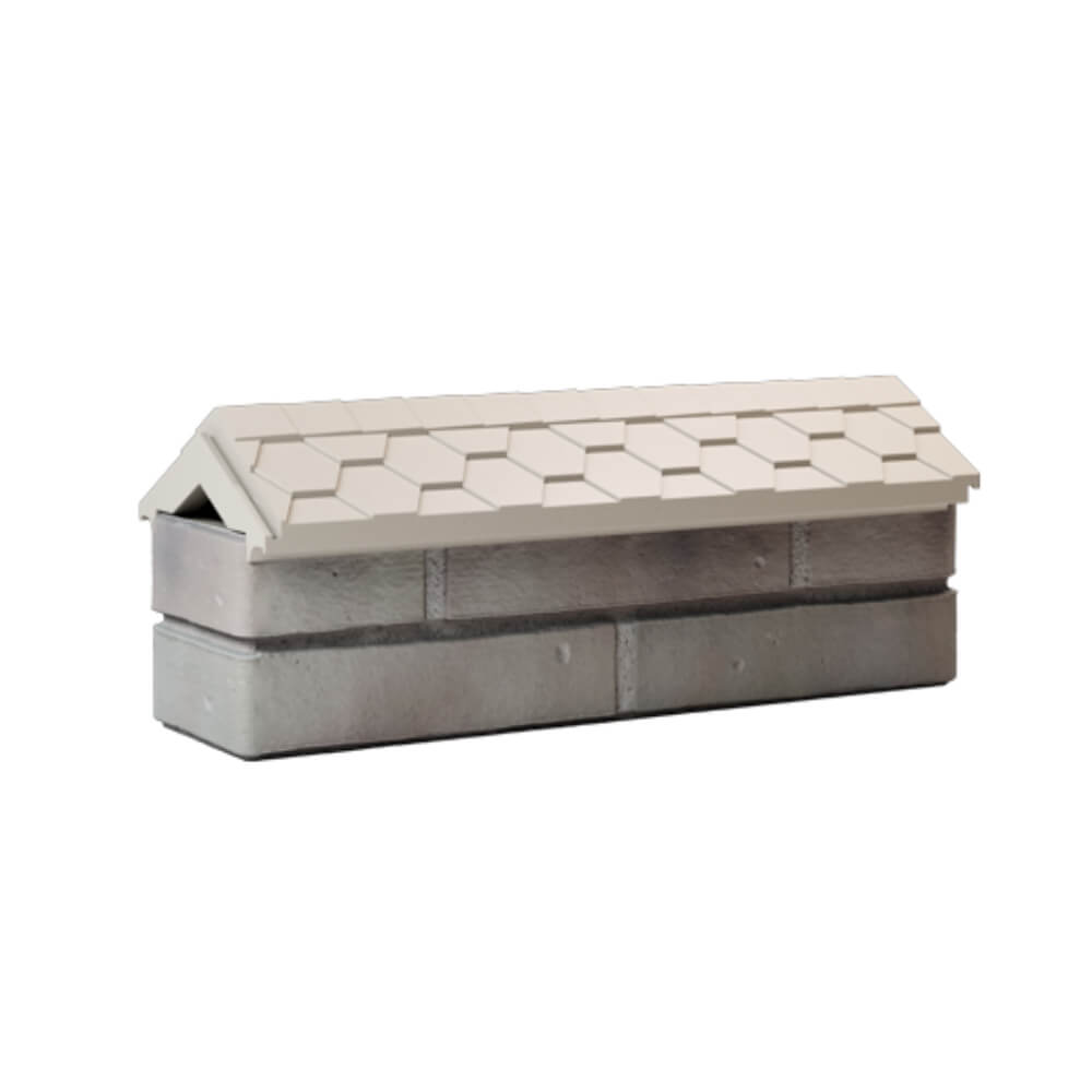 Парапет Zking Эверест Бежевый с посадкой на 0.5 кирпича (130мм) Казань фото