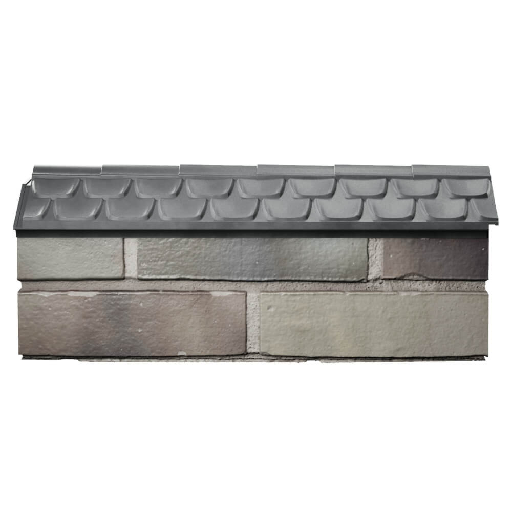 Парапет Zking Эльбрус Серый с посадкой на 0.5 кирпича (130мм) в Казани фото
