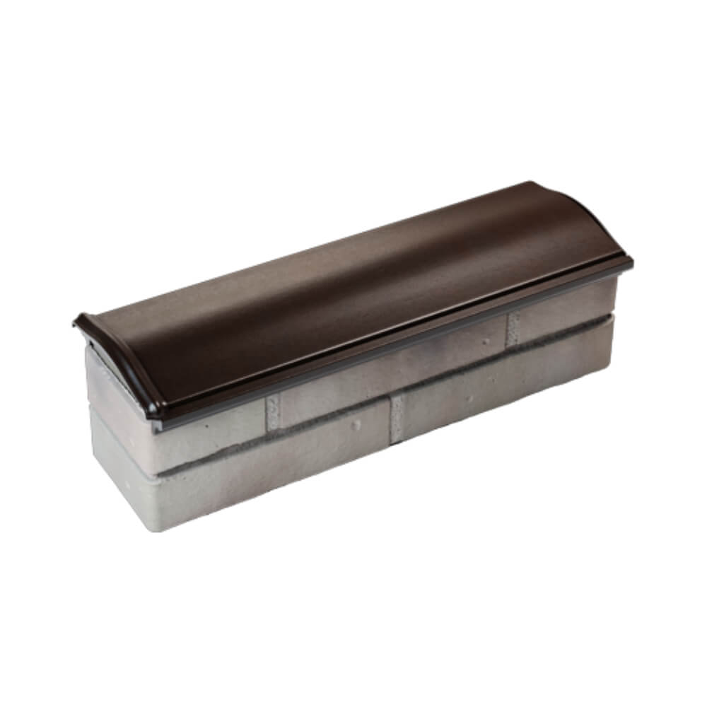 Парапет Zking Монблан Коричневый посадка на 0.5 кирпича (130мм) в Казани фото