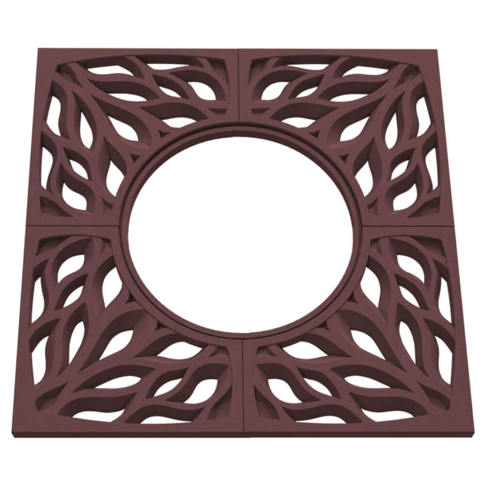 Приствольная решетка для дерева ZKING CRUST 1.2х1.2м Коричневая в Казани фото