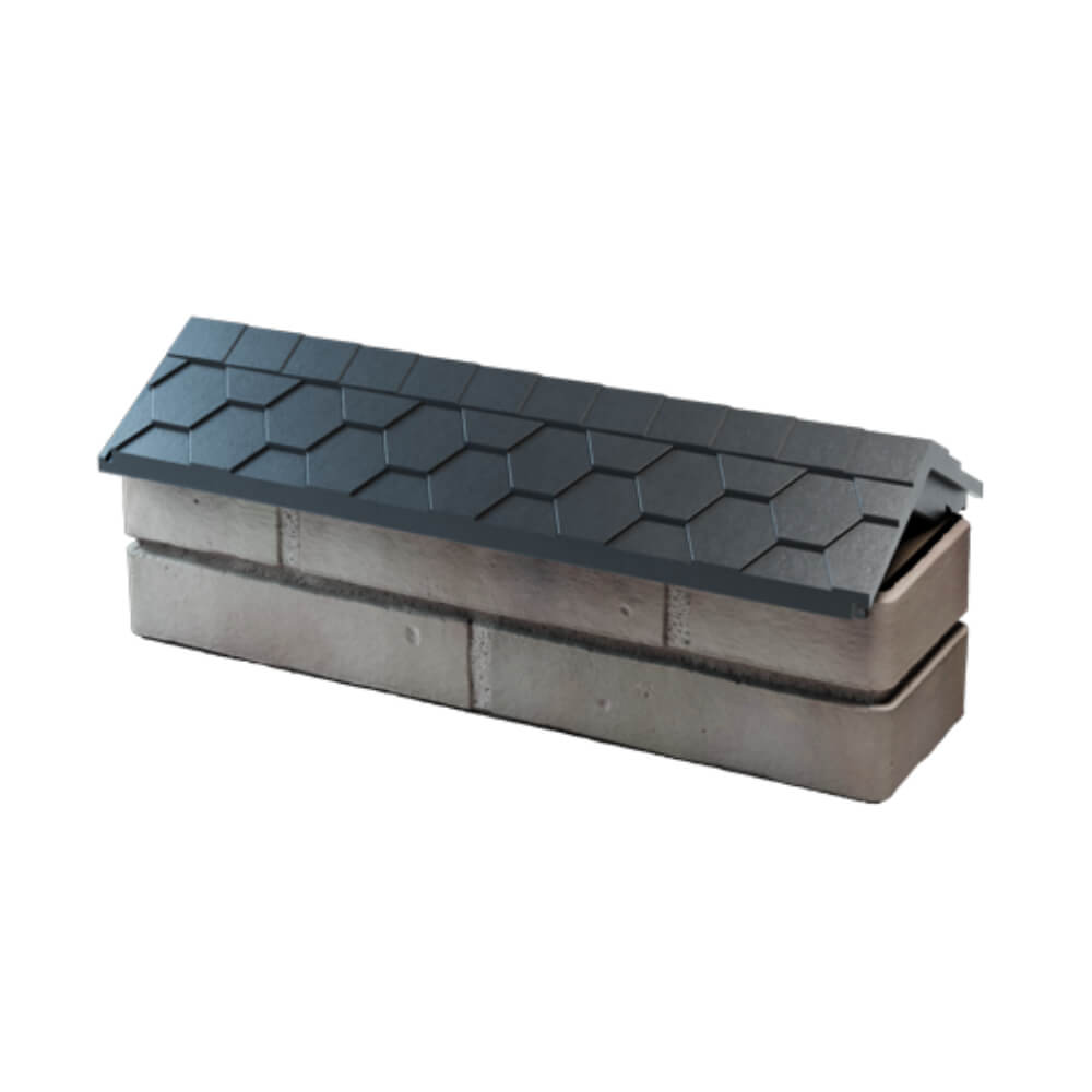 Парапет Zking Эверест Серый с посадкой на 0.5 кирпича (130мм) в Казани фото