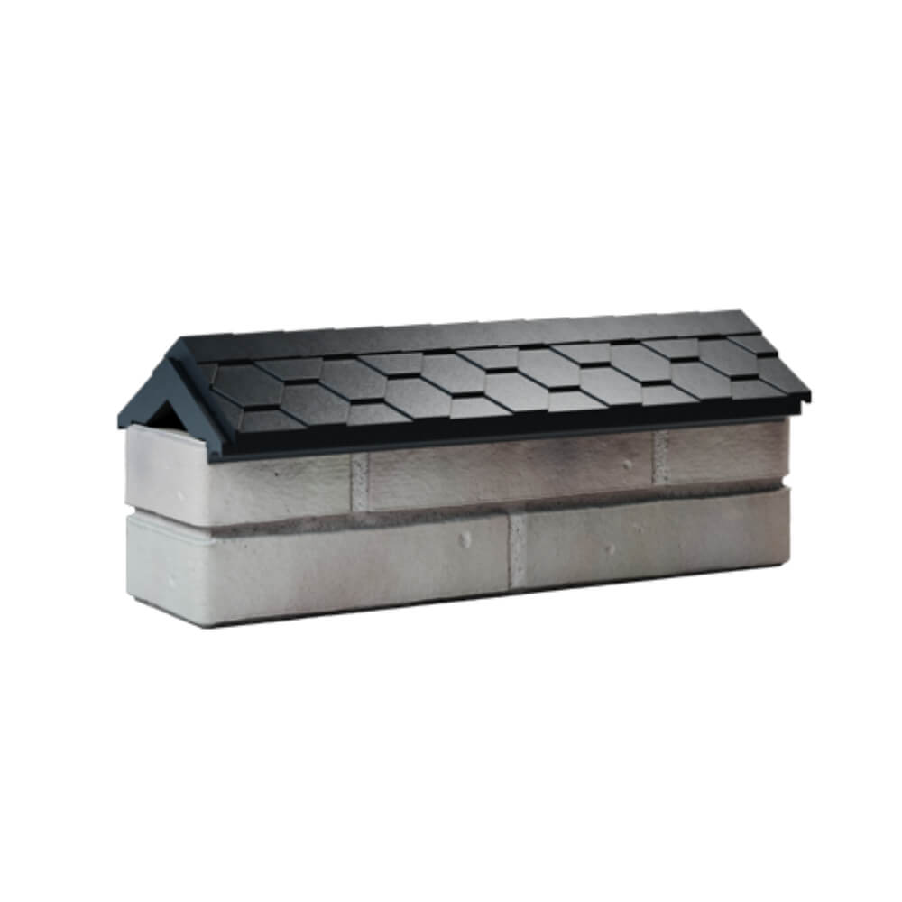 Парапет Zking Эверест Черный с посадкой на 0.5 кирпича (130мм) Казань фото