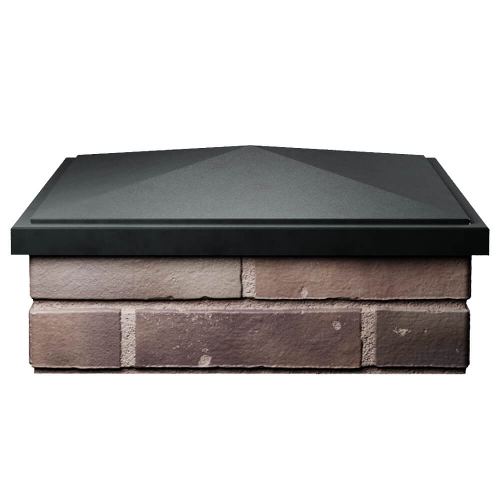 Колпак Zking БонаМоно Черный на столб 2х2 кирпича (515х515, 530х530мм) Казань фото