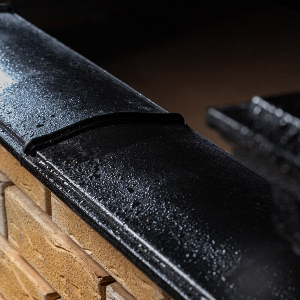 Парапет Zking Монблан Черный посадка на 0.5 кирпича (130мм) в Казани фото