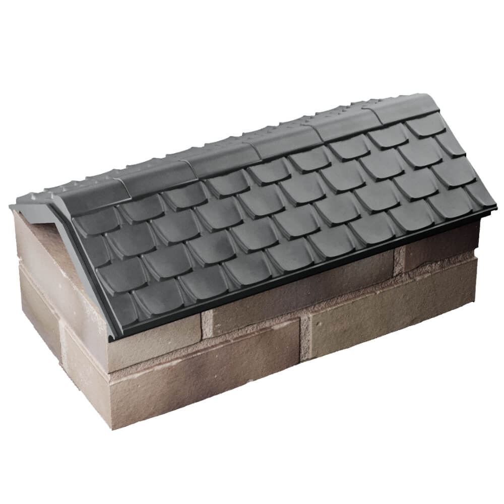 Парапет Zking Эльбрус Серый с посадкой на 1 кирпич (255мм) в Казани фото