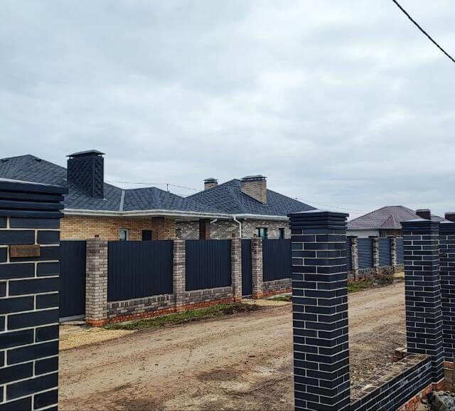 Колпак Zking Бона ХайТек Серый на столб 1.5х1.5 кирпича (385х385мм) в Казани фото