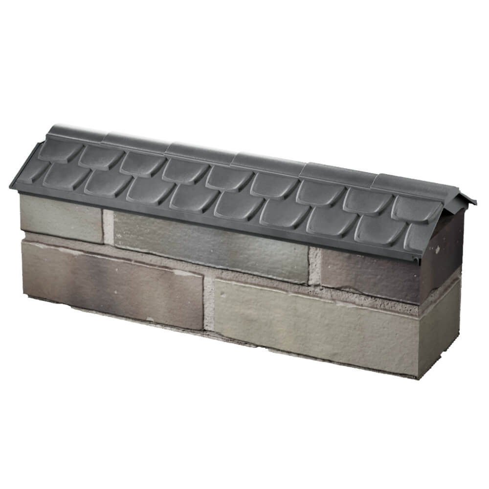 Парапет Zking Эльбрус Серый с посадкой на 0.5 кирпича (130мм) в Казани фото