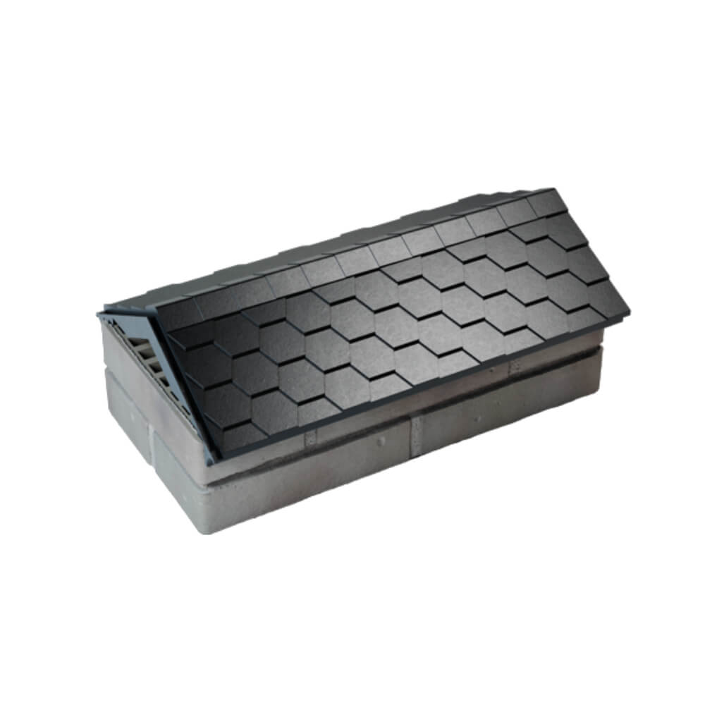 Парапет Zking Эверест Черный с посадкой на 1 кирпич (200/225/255мм) в Казани фото