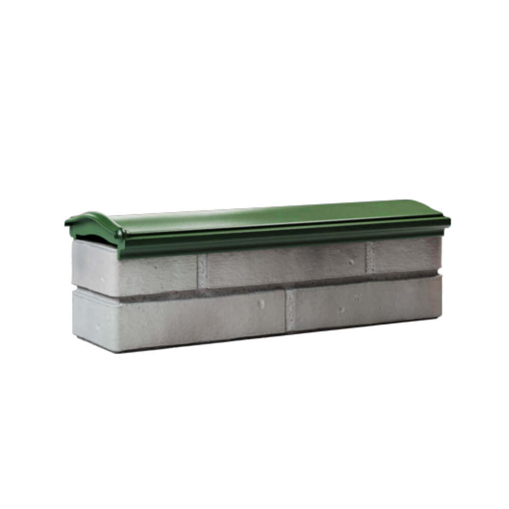 Парапет Zking Монблан Зеленый посадка на 0.5 кирпича (130мм) Казань фото