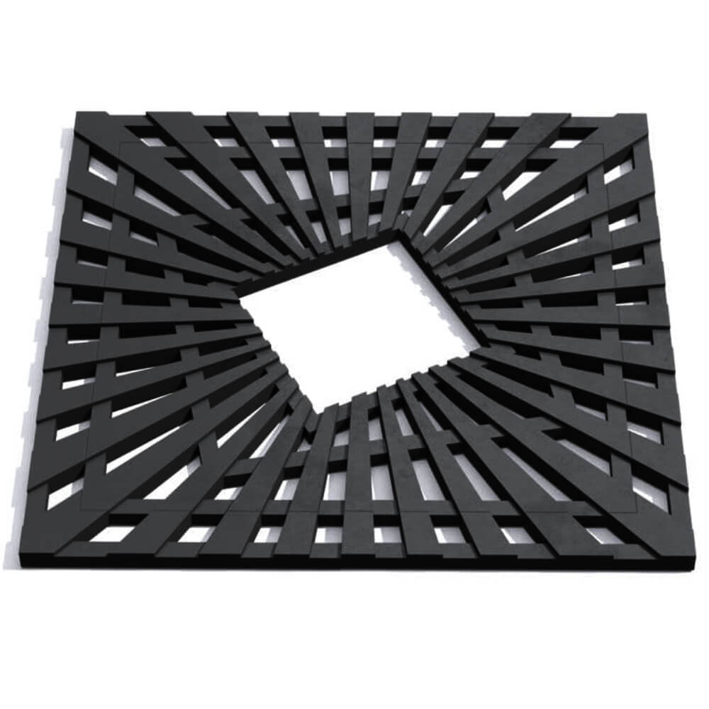 Приствольная решетка для дерева ZKING ATMOSPHERE 1.2х1.2м Черная Казань фото