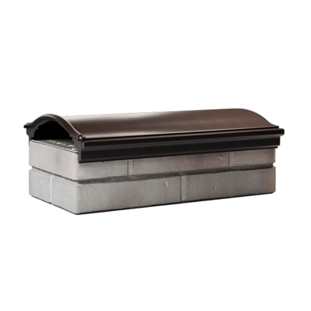 Парапет Zking Монблан Коричневый посадка на 1 кирпич (200/225/255мм) Казань фото