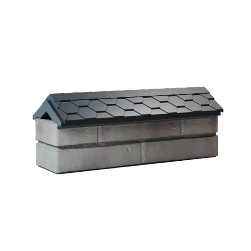 Парапет Zking Эверест Серый с посадкой на 0.5 кирпича (130мм) Казань фото