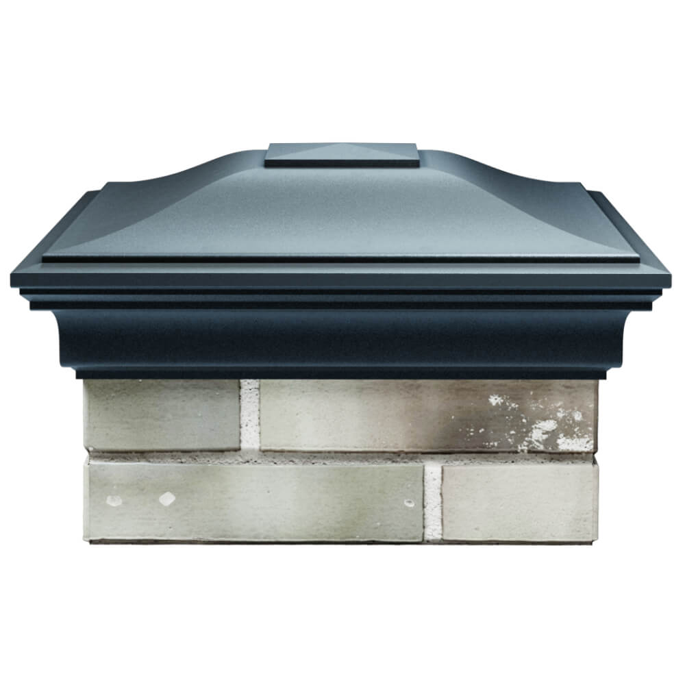 Колпак Zking Монблан Серый на столб 1.5х1.5 кирпича (385х385мм) Казань фото