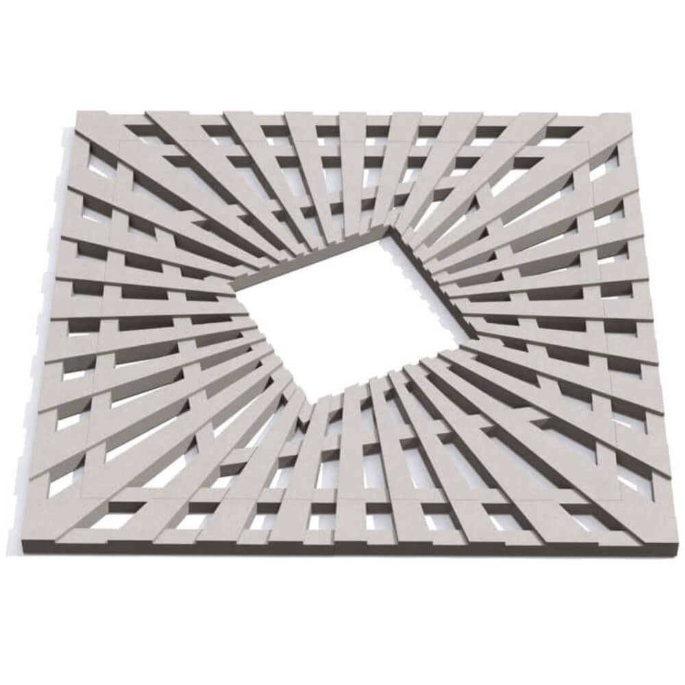 Приствольная решетка для дерева ZKING ATMOSPHERE 1.2х1.2м Бежевая Казань фото