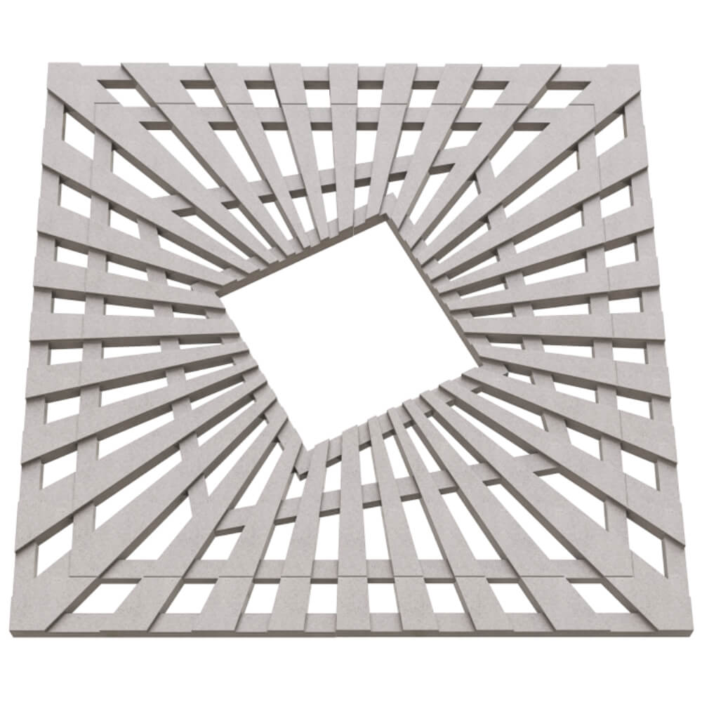 Приствольная решетка для дерева ZKING ATMOSPHERE 1.2х1.2м Бежевая в Казани фото