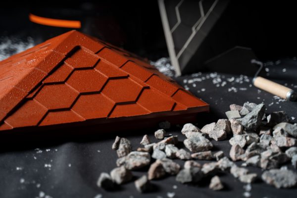 Колпак Zking Эверест Красный на столб 1.5х1.5 кирпича (390х390мм) в Казани фото