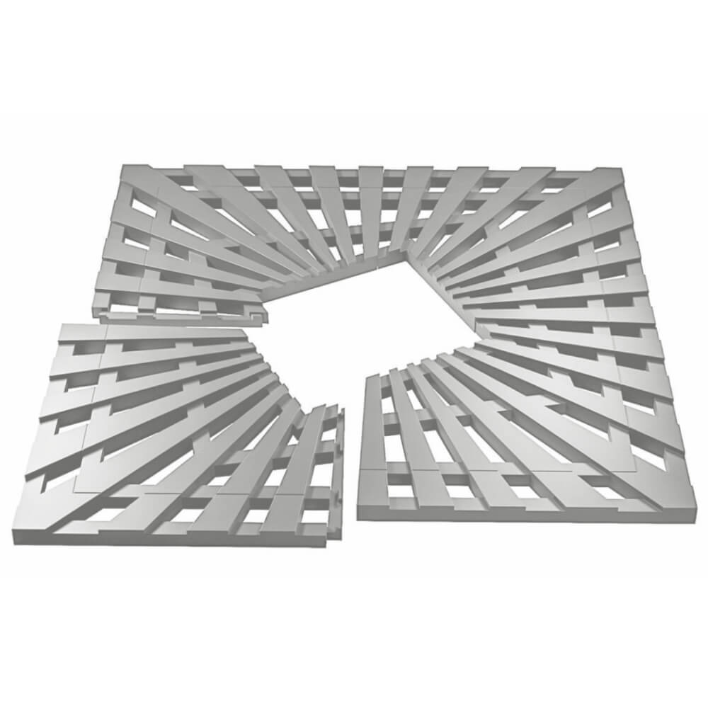 Приствольная решетка для дерева ZKING ATMOSPHERE 1.2х1.2м Бежевая в Казани фото