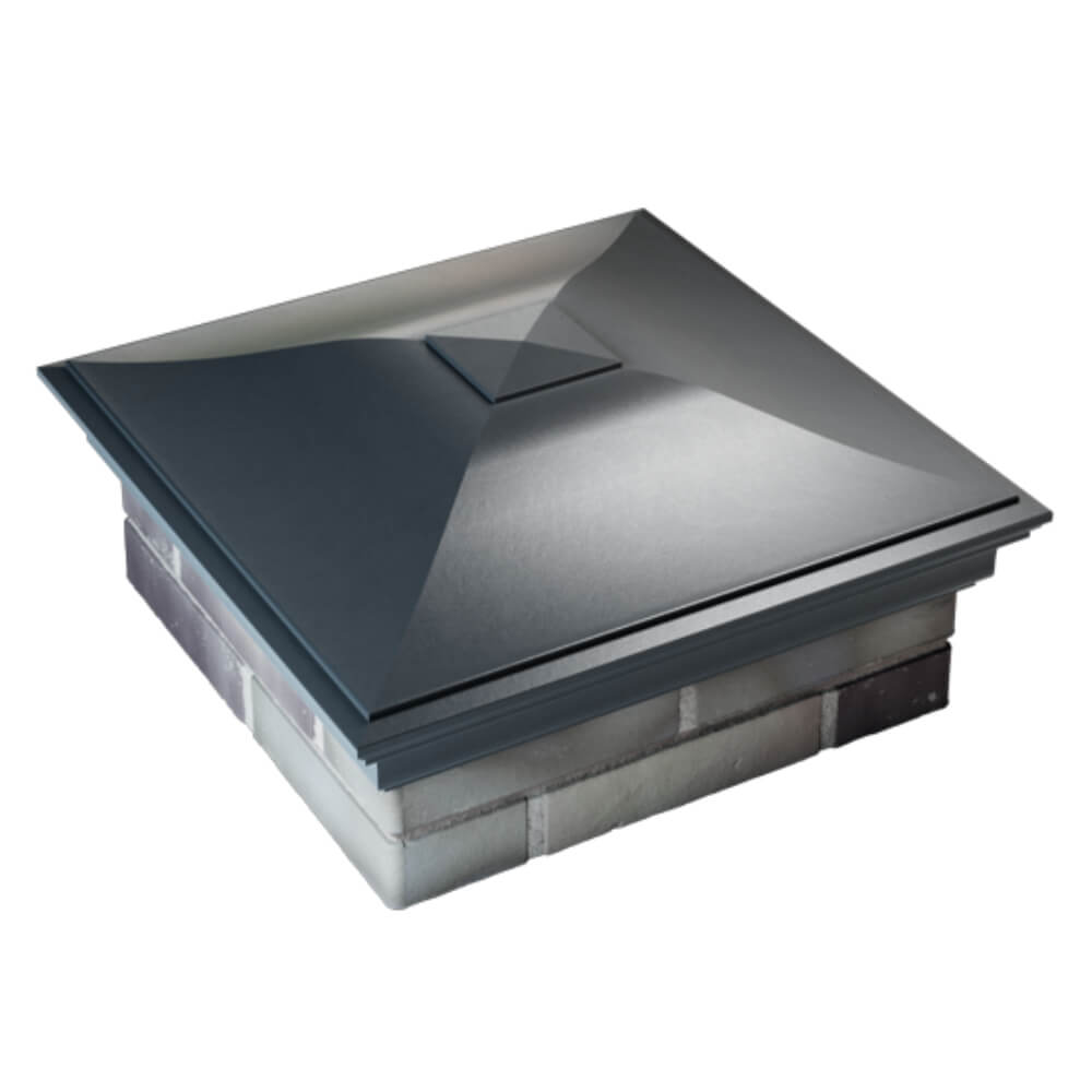 Колпак Zking Монблан Серый на столб 2х2 кирпича (515х515мм) Казань фото