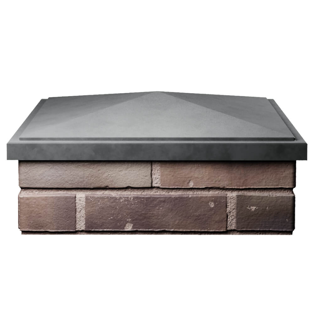 Колпак Zking БонаМоно Серый на столб 2х2 кирпича (515х515, 530х530мм) Казань фото