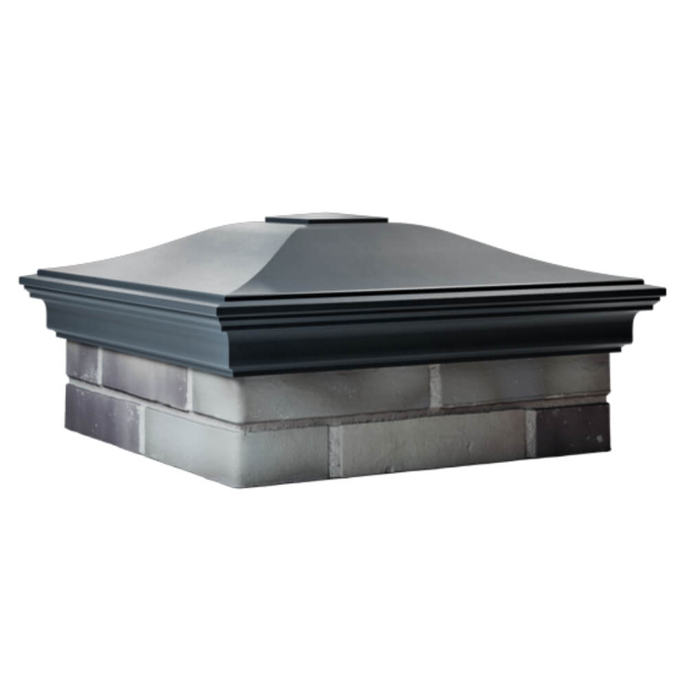 Колпак Zking Монблан Серый на столб 2х2 кирпича (515х515мм) в Казани фото