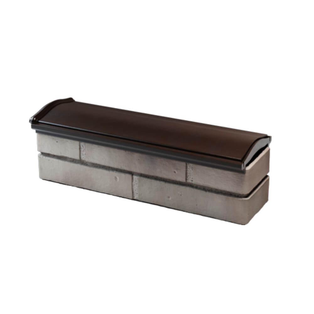 Парапет Zking Монблан Коричневый посадка на 0.5 кирпича (130мм) в Казани фото