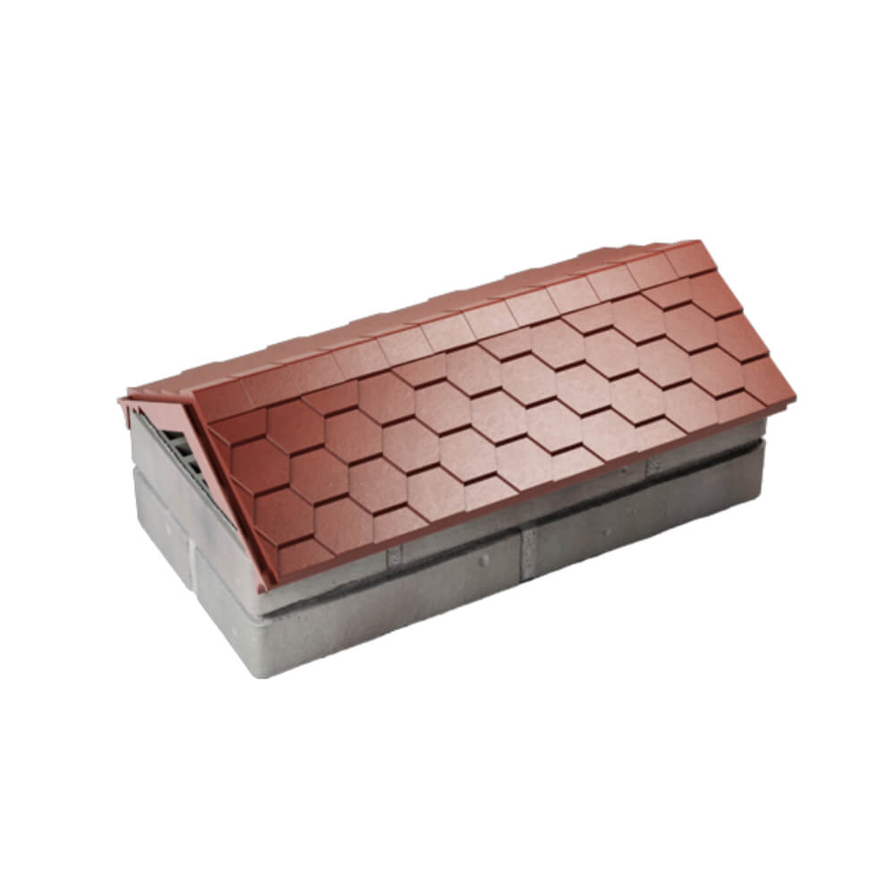 Парапет Zking Эверест Красный с посадкой на 1 кирпич (200/225/255мм) в Казани фото