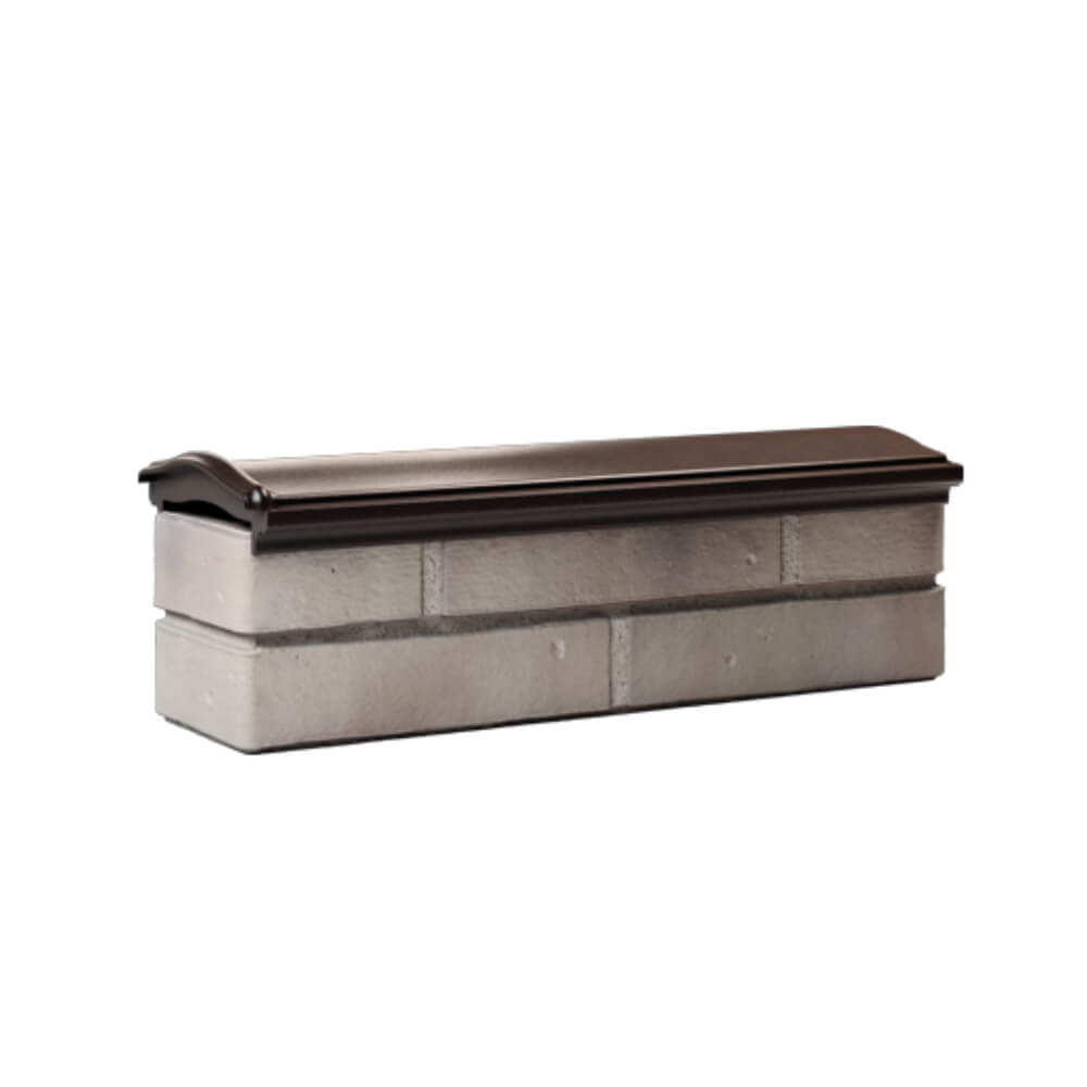 Парапет Zking Монблан Коричневый посадка на 0.5 кирпича (130мм) Казань фото