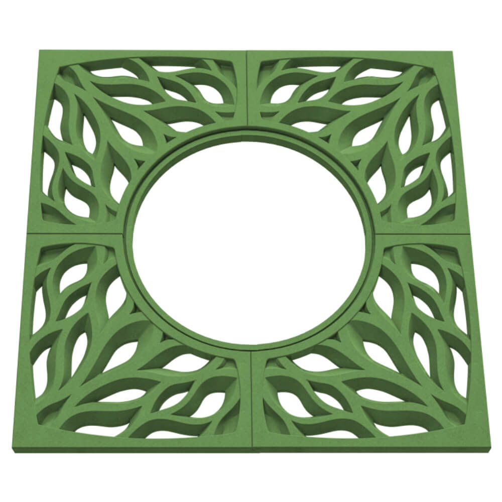 Приствольная решетка для дерева ZKING CRUST 1.2х1.2м Зеленая в Казани фото