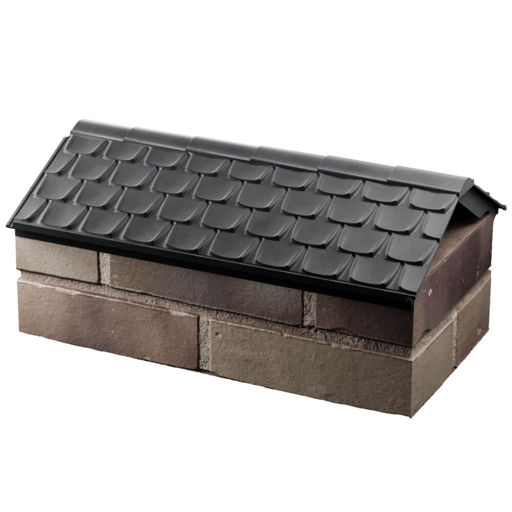 Парапет Zking Эльбрус Серый с посадкой на 1 кирпич (255мм) в Казани фото