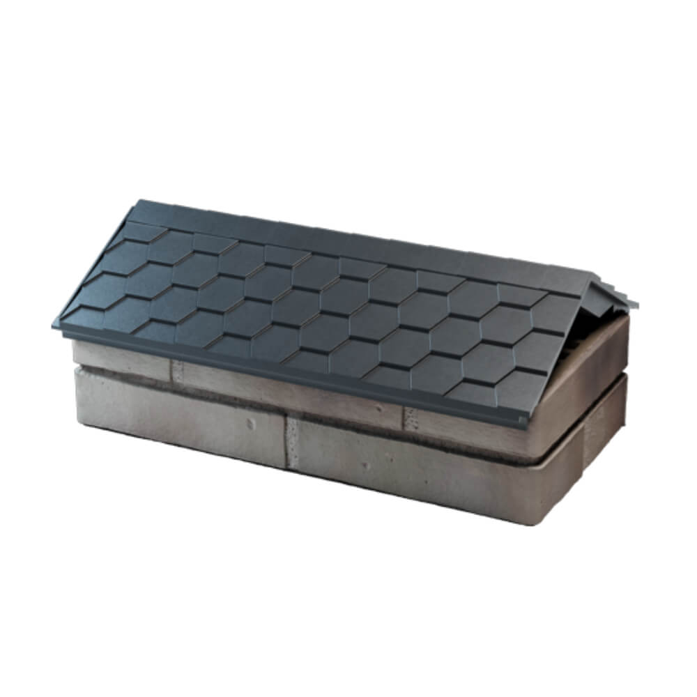 Парапет Zking Эверест Серый с посадкой на 1 кирпич (200/225/255мм) в Казани фото