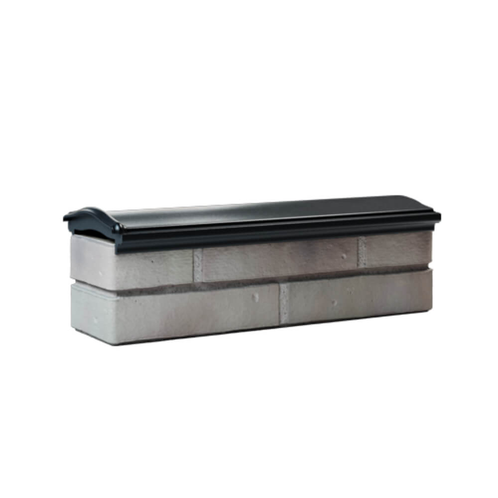 Парапет Zking Монблан Черный посадка на 0.5 кирпича (130мм) Казань фото