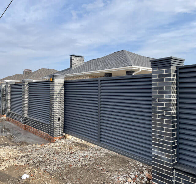 Колпак Zking Бона ХайТек Серый на столб 1.5х1.5 кирпича (385х385мм) в Казани фото