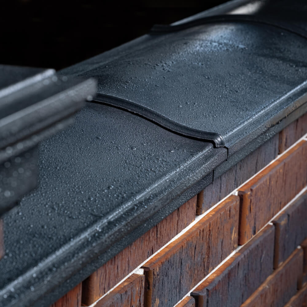 Парапет Zking Монблан Черный посадка на 0.5 кирпича (130мм) в Казани фото