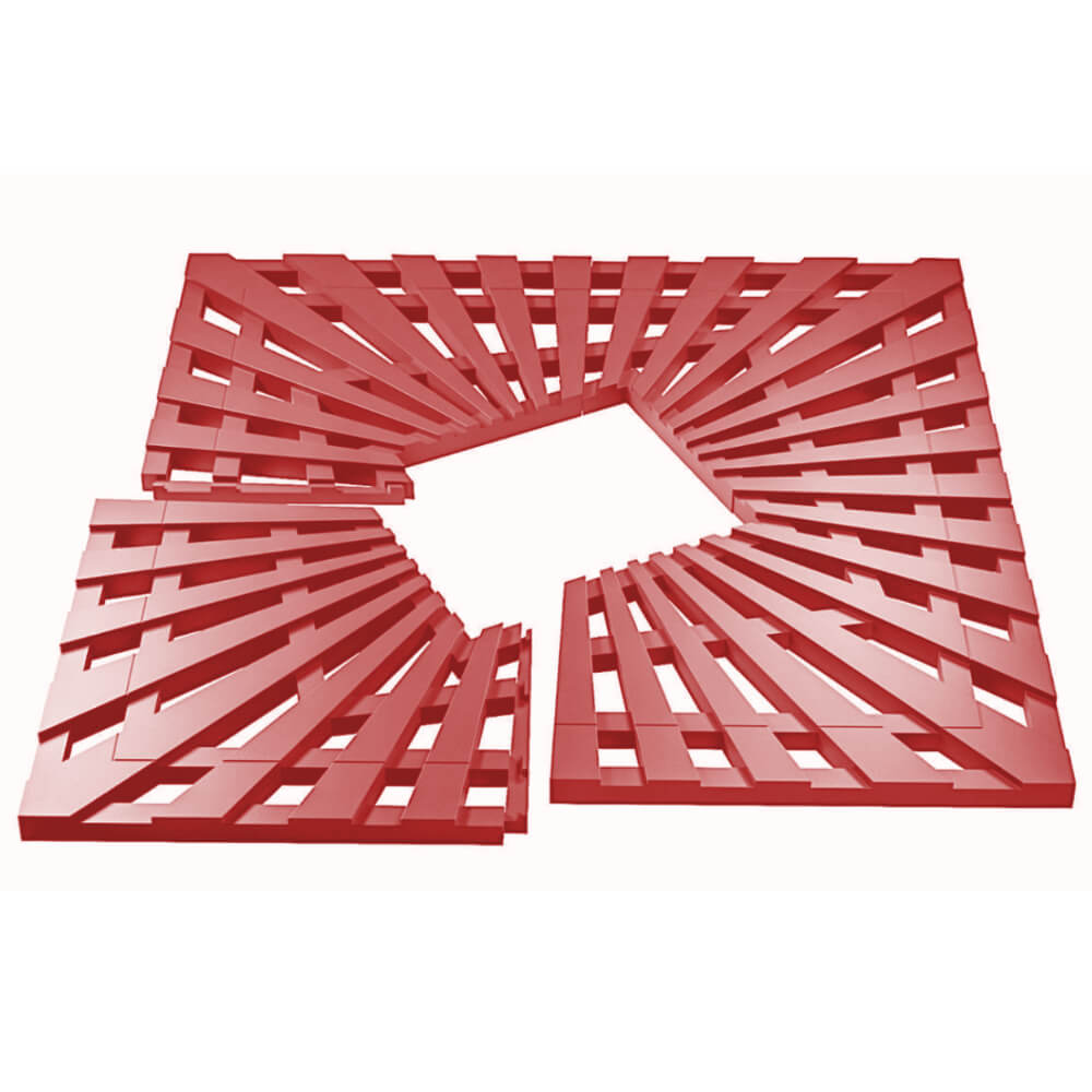 Приствольная решетка для дерева ZKING ATMOSPHERE 1.2х1.2м Красная в Казани фото