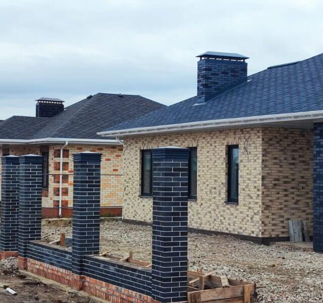 Колпак Zking Бона ХайТек Серый на столб 1.5х1.5 кирпича (385х385мм) в Казани фото