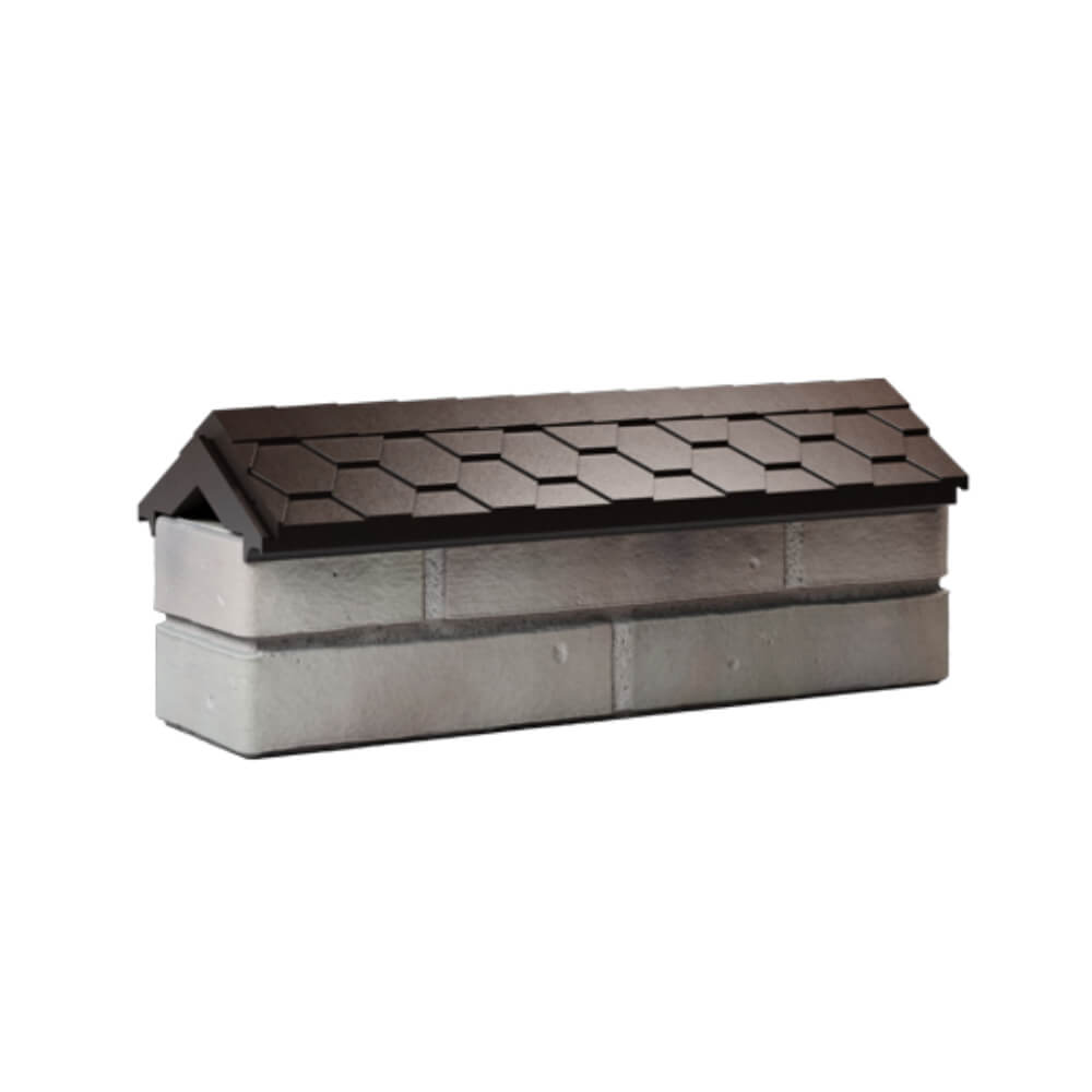 Парапет Zking Эверест Коричневый с посадкой на 0.5 кирпича (130мм) Казань фото