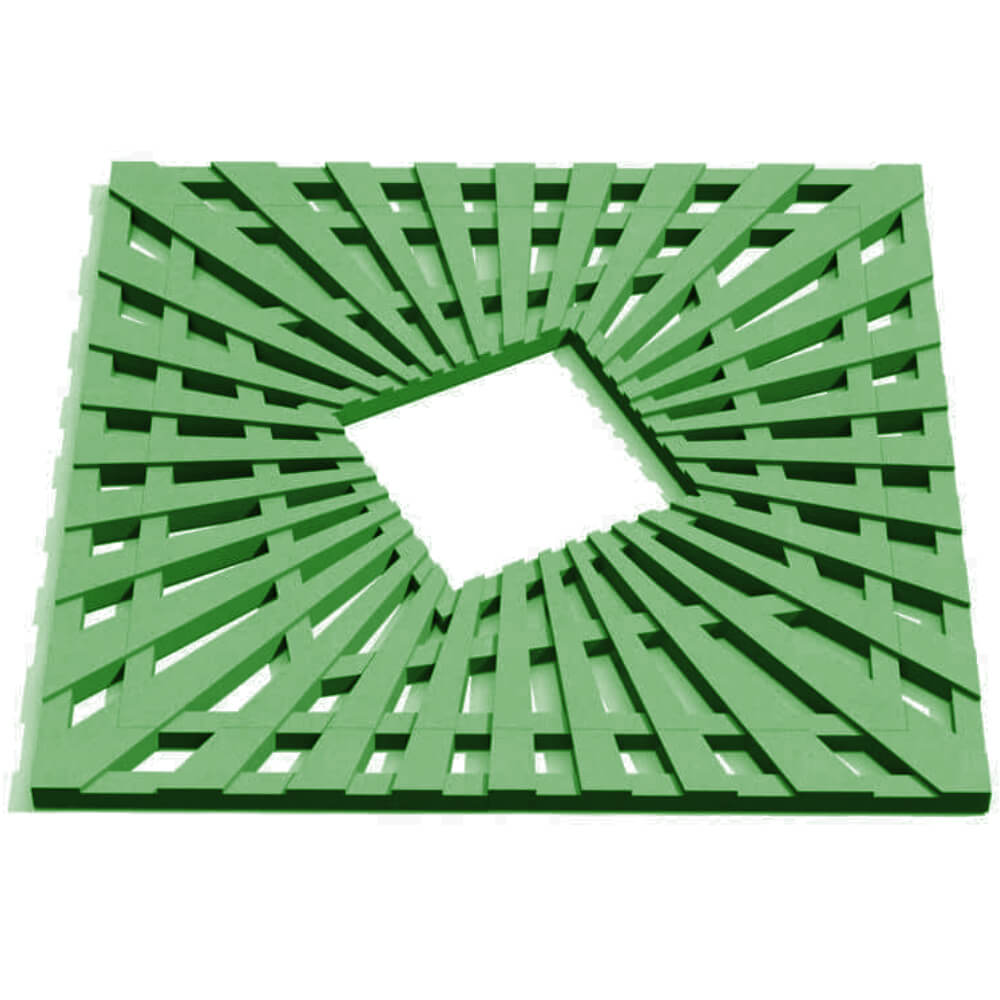 Приствольная решетка для дерева ZKING ATMOSPHERE 1.2х1.2м Зеленая Казань фото