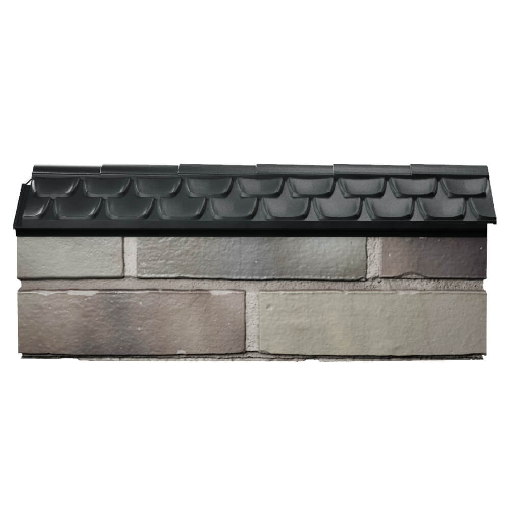 Парапет Zking Эльбрус Черный с посадкой на 0.5 кирпича (130мм) в Казани фото