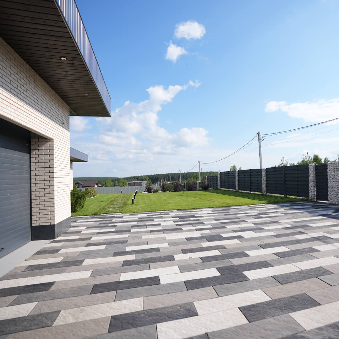 Шаговая плита STONE Светлая Галька 990х330х55мм в Казани фото